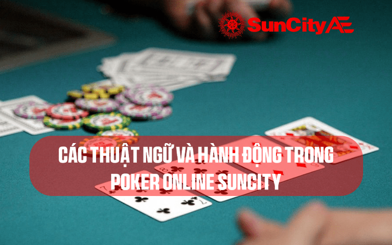 Các thuật ngữ và hành động trong Poker online SUNCITY